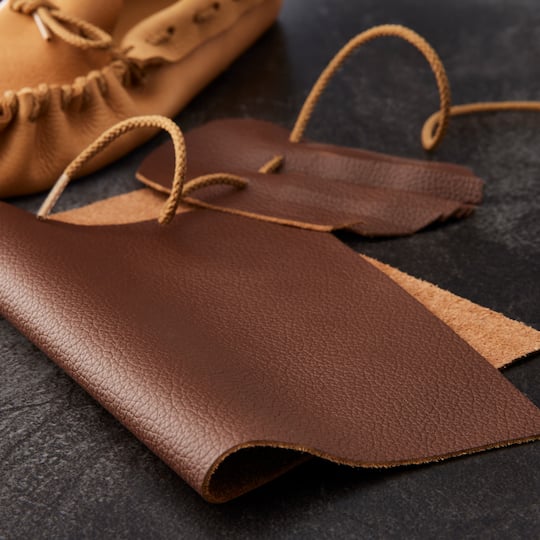 6 Pack: Brown Leather Trim by ArtMinds™